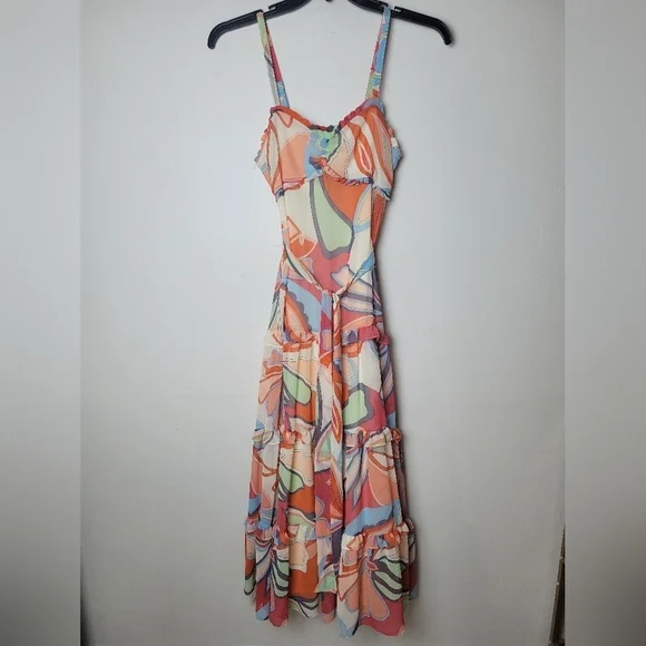 ALEXIS for Target Mixed Floral Sleeveless Tiered Ruffle Dress - Picture 5 of 15